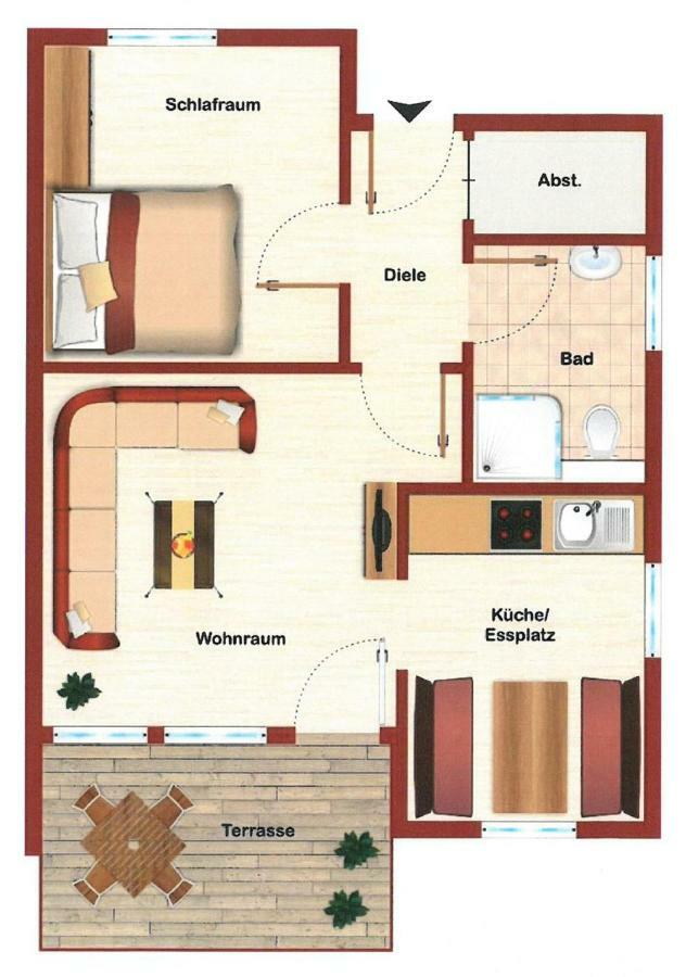 Ferienhaus An Der Lister Villa Windebruch Dış mekan fotoğraf